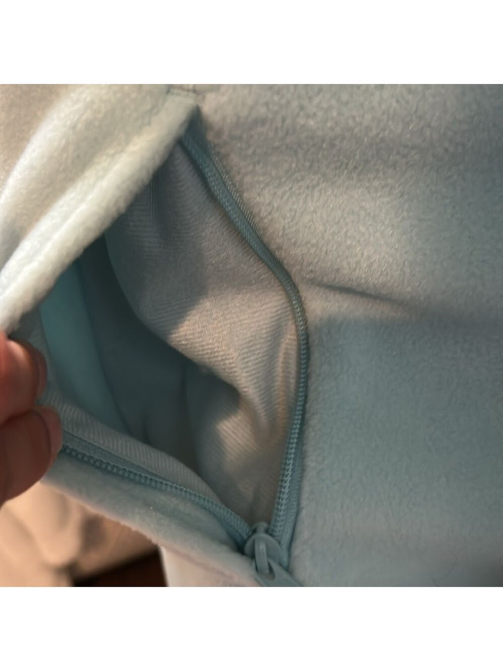 NWOT Columbia Blue/Teal Fleece Full Zip Jacket Size Small - Picture 4 of 12